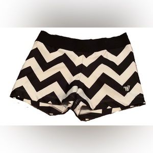 Varsity spandex shorts striped